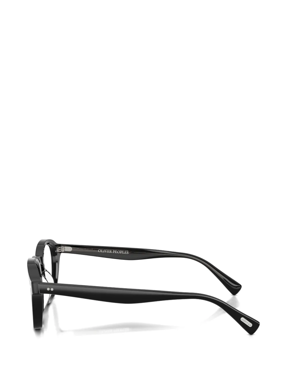 Oliver Peoples Eyles-R bril met geometrisch montuur Zwart