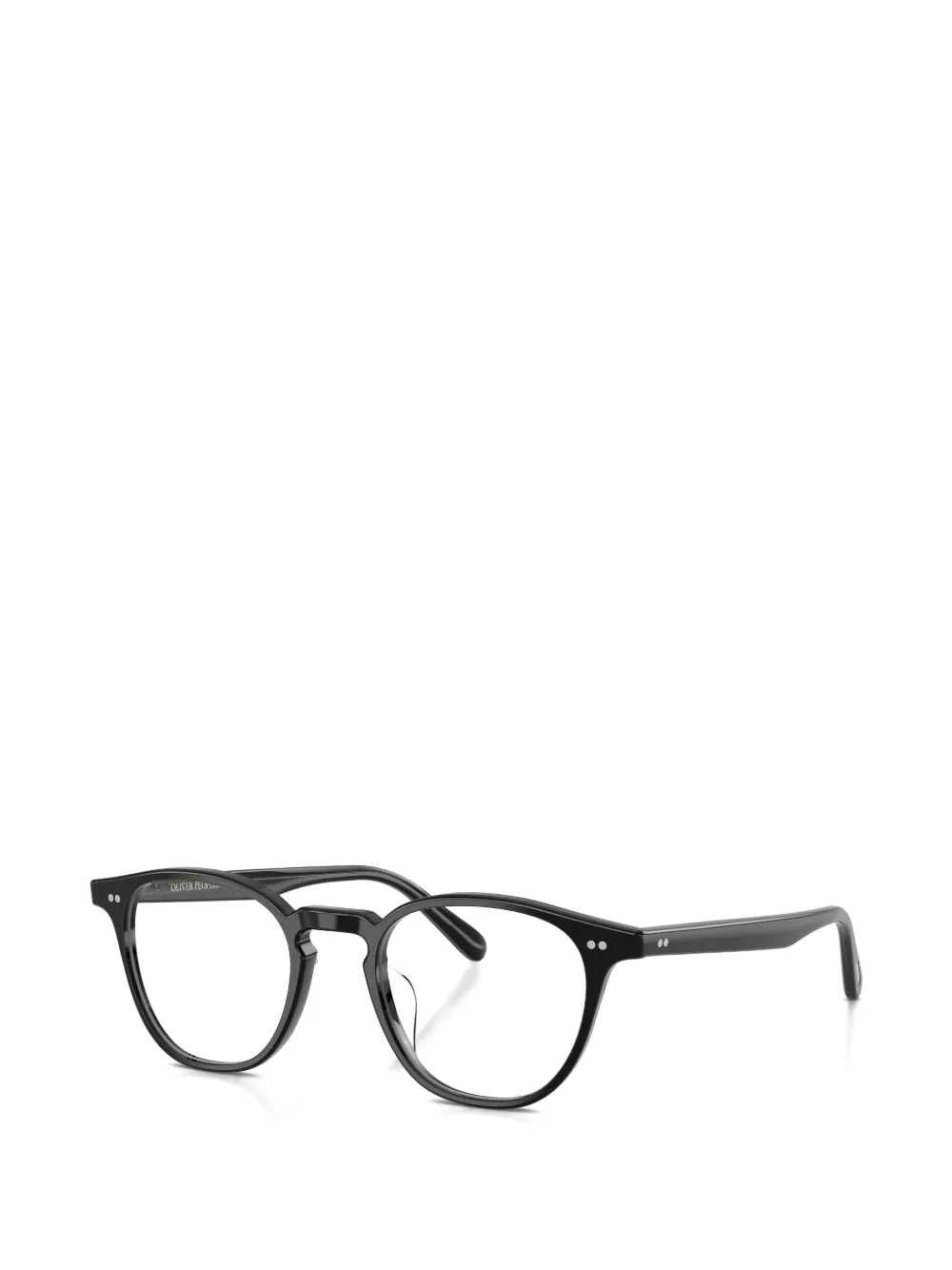 Oliver Peoples Edmin bril met rond montuur Zwart