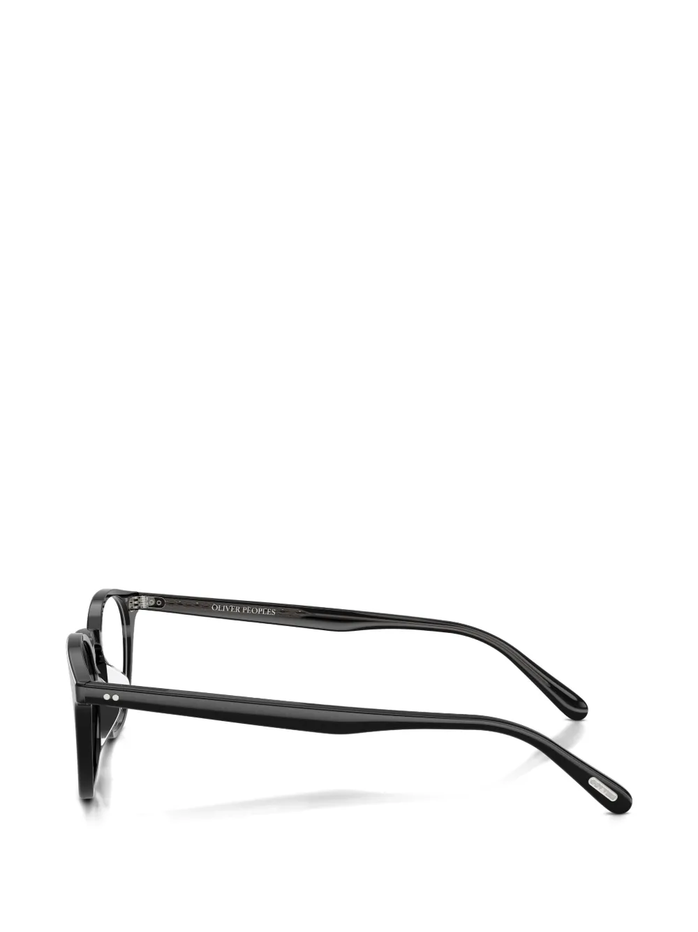 Oliver Peoples Edmin bril met rond montuur Zwart