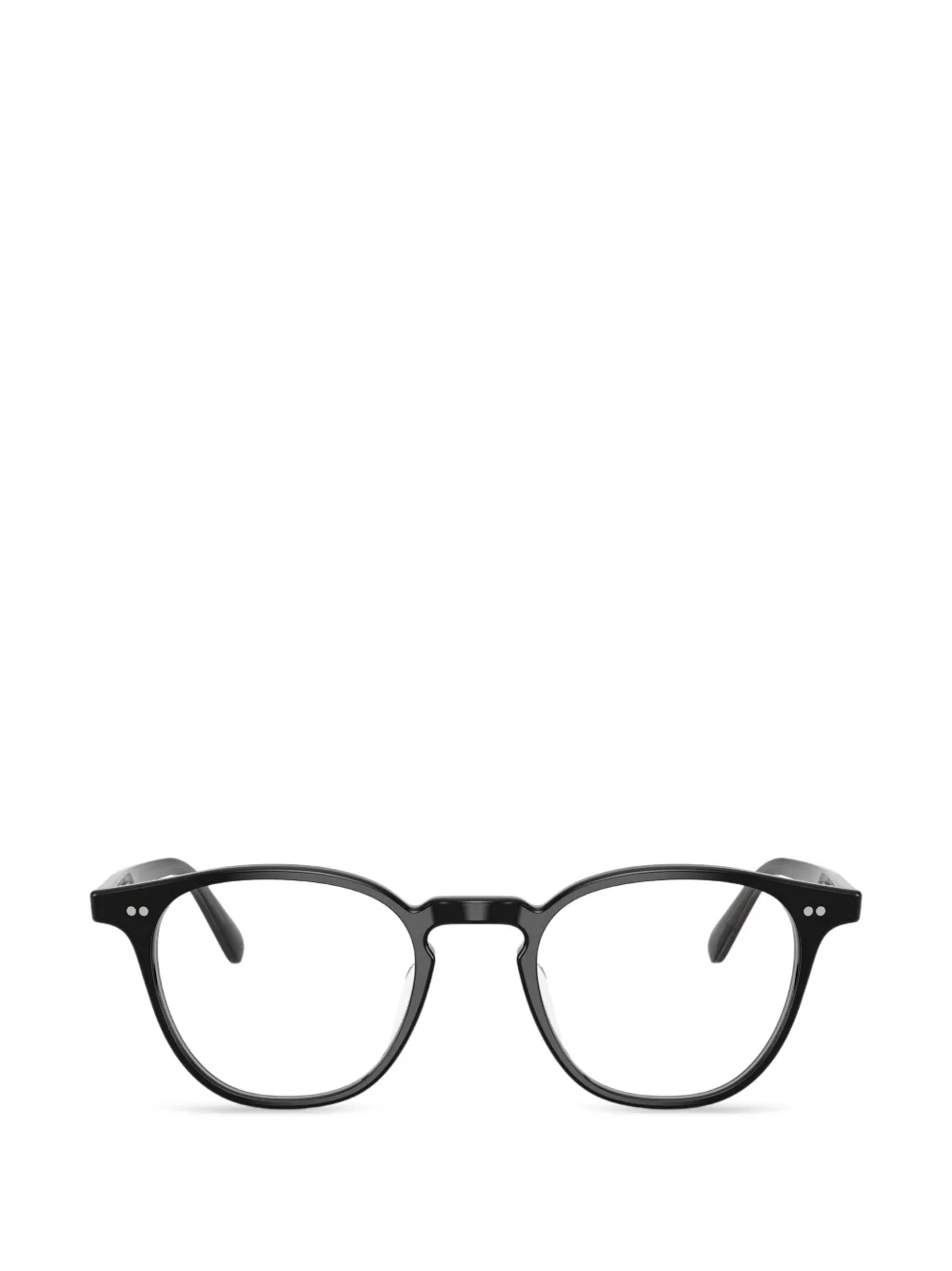Oliver Peoples Edmin round-frame glasses | Black | Image 1