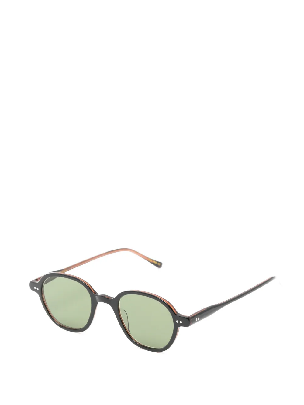Lesca Babu round-frame sunglasses Zwart
