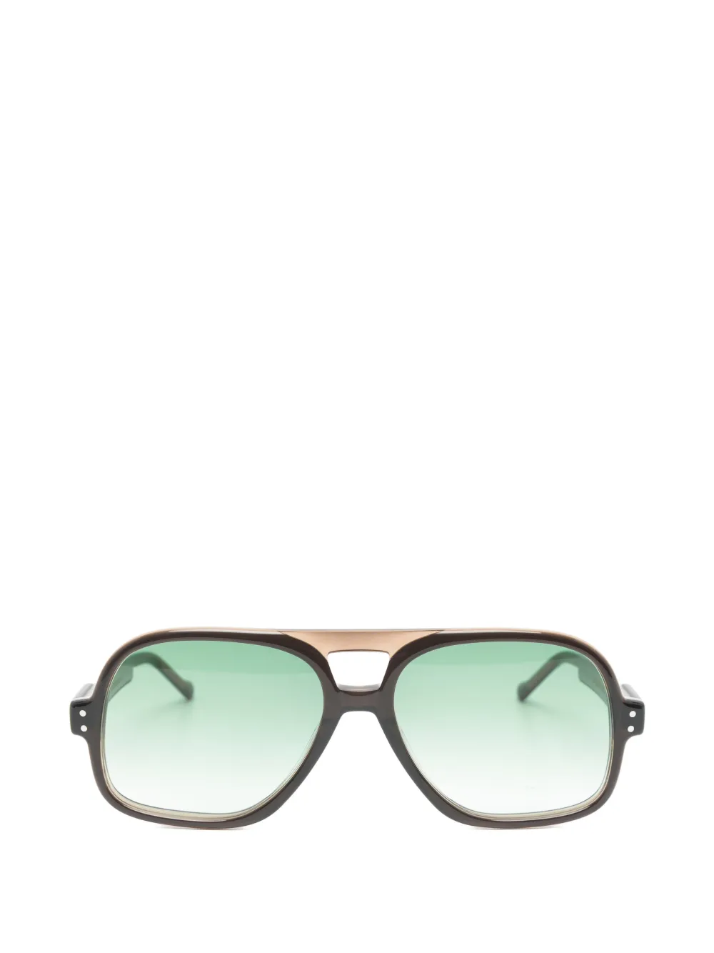 Lesca Lotus pilot sunglasses Bruin