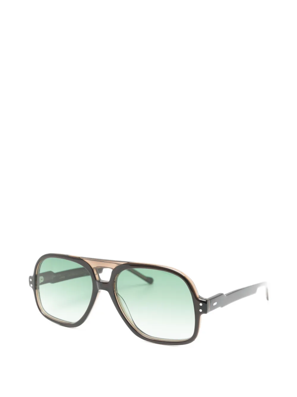 Lesca Lotus pilot sunglasses Bruin