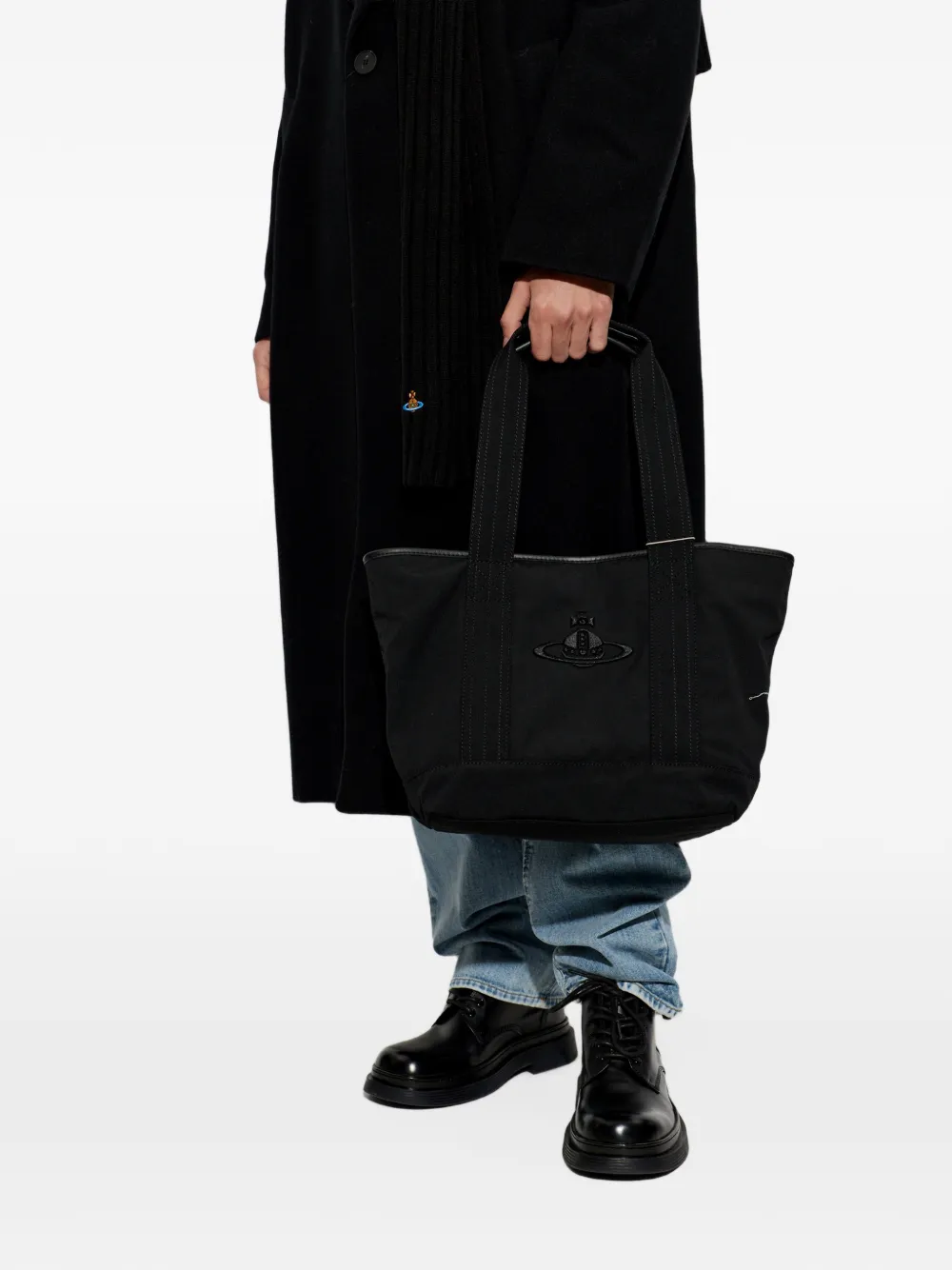 Vivienne Westwood Kleine Grant shopper Zwart
