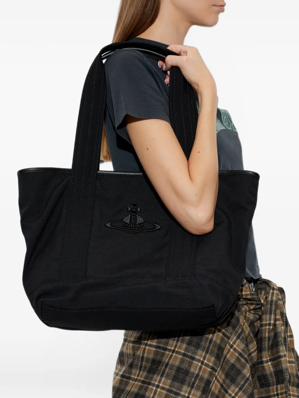 Vivienne Westwood Kleine Grant shopper Zwart