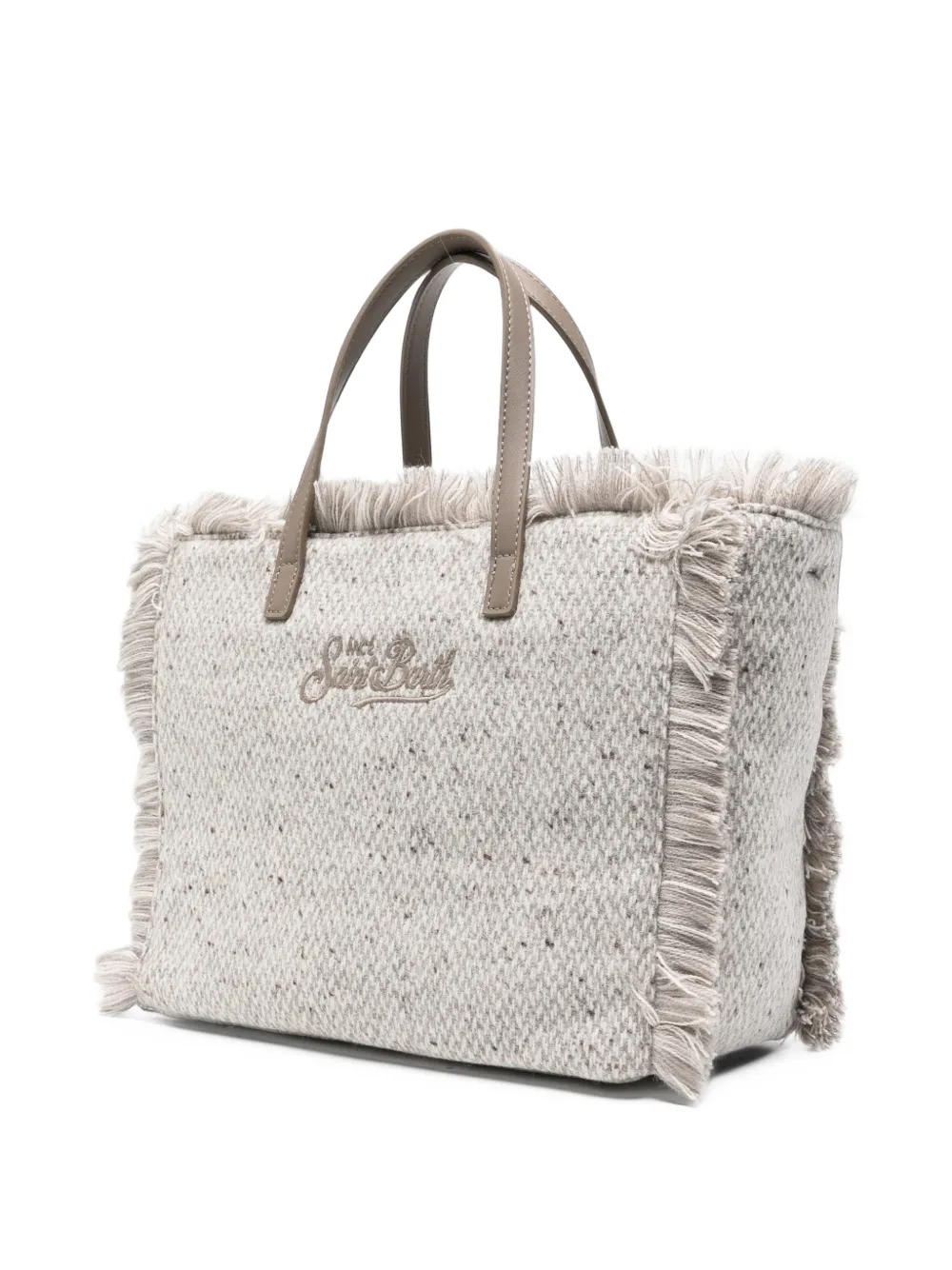 MC2 Saint Barth Colette fringed tote bag Grijs