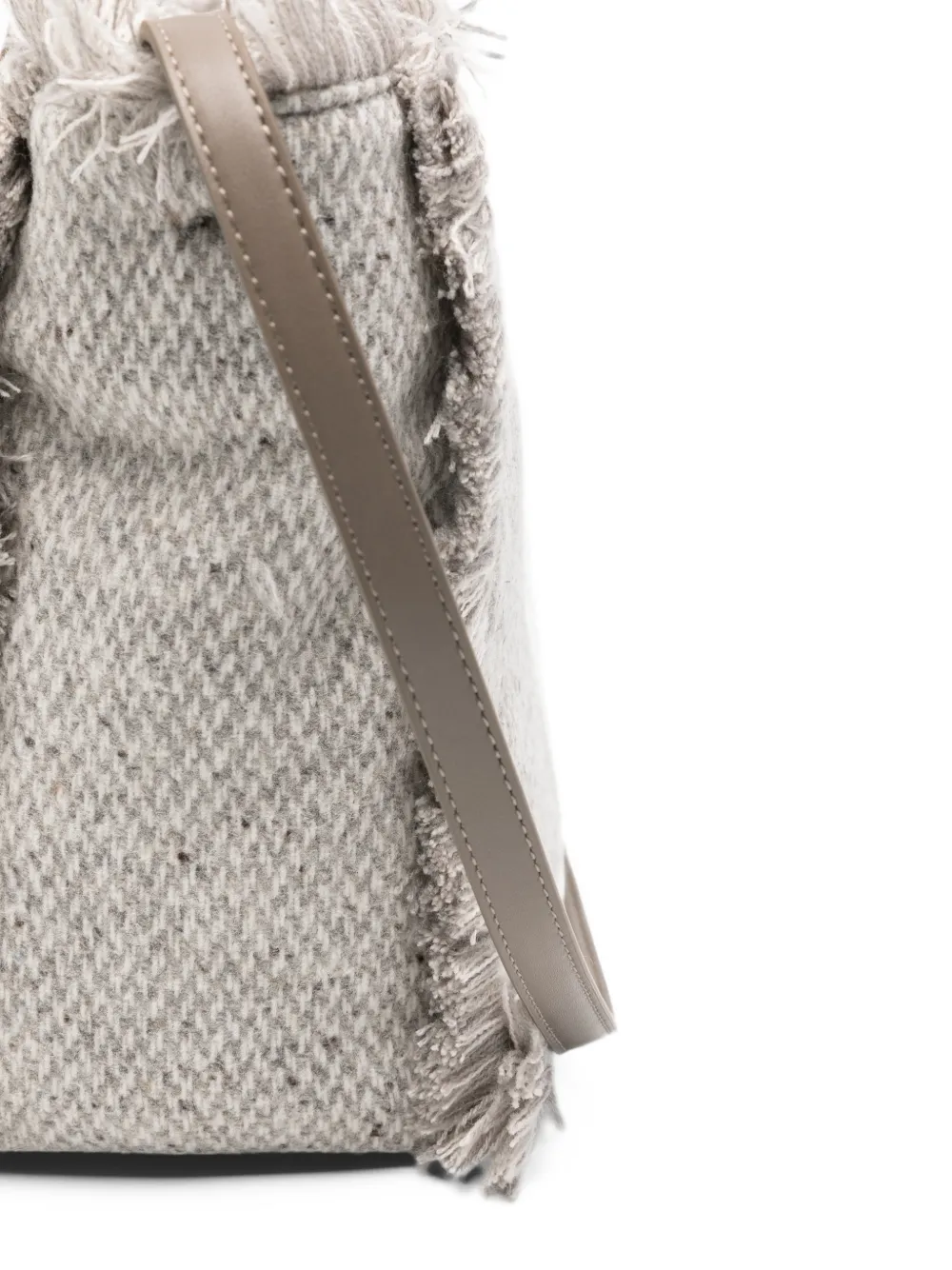 MC2 Saint Barth Colette fringed tote bag Grijs