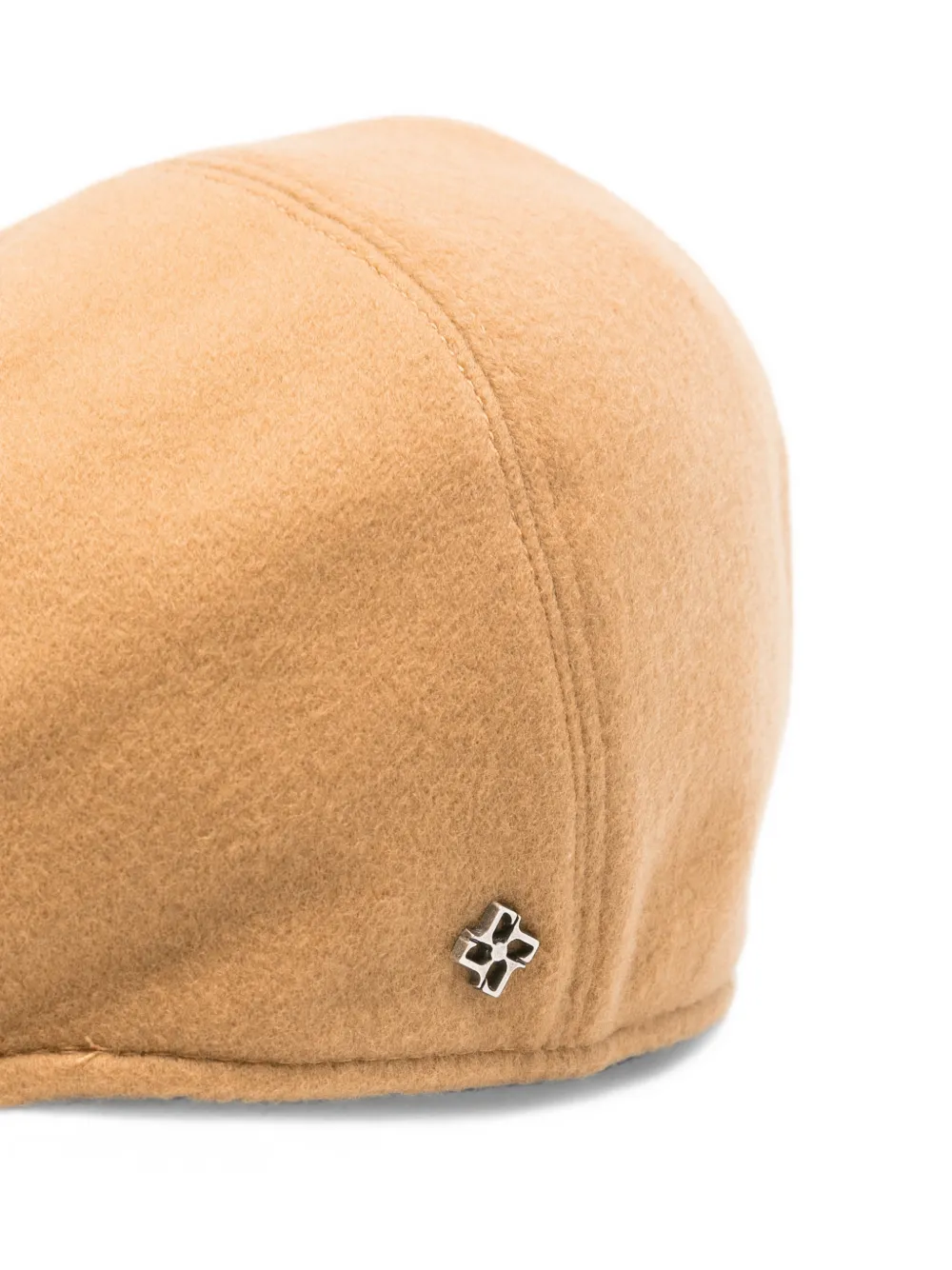 Tagliatore panelled flat cap Beige