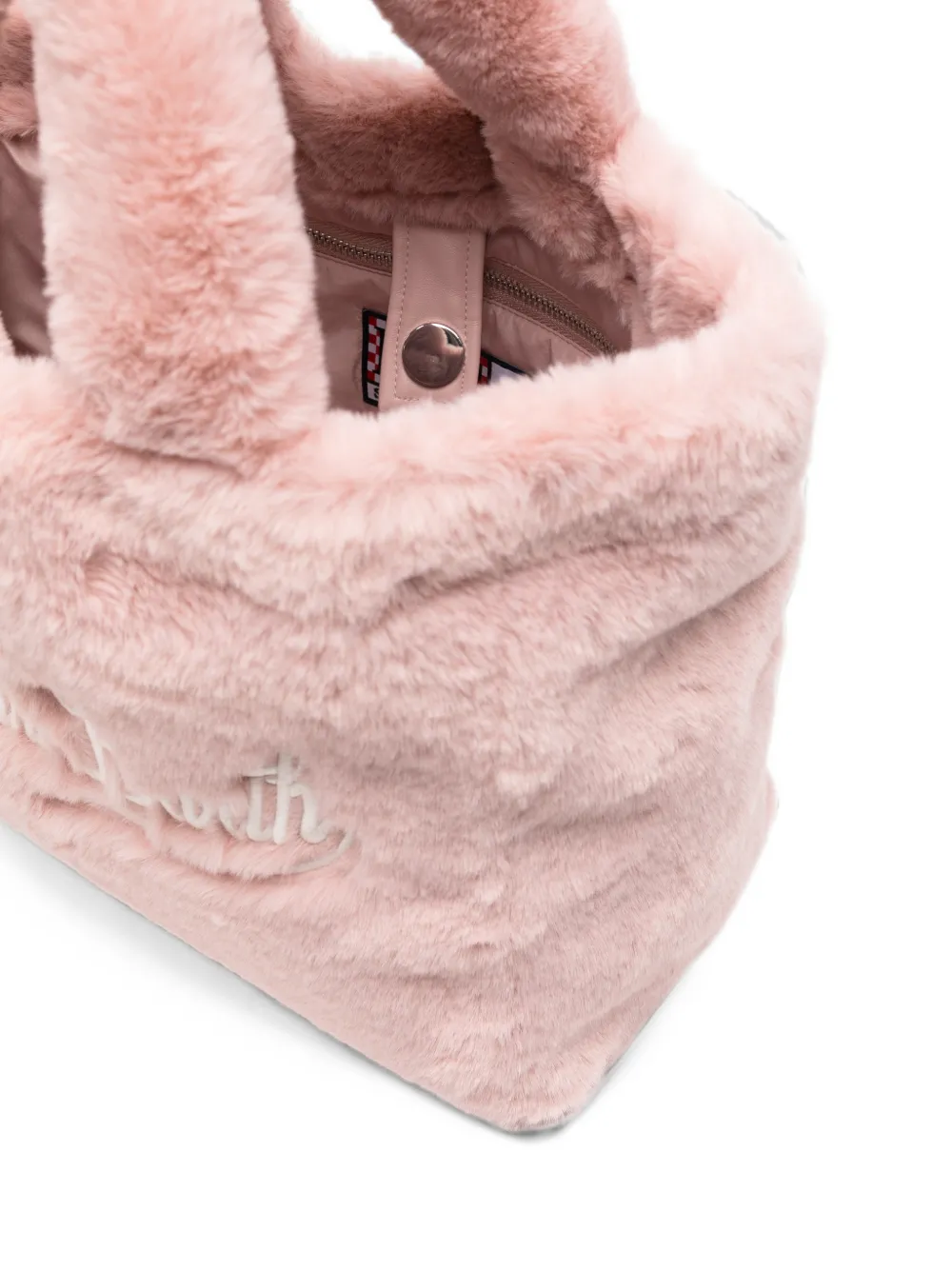 MC2 Saint Barth Kids Colette faux-fur tote bag Roze