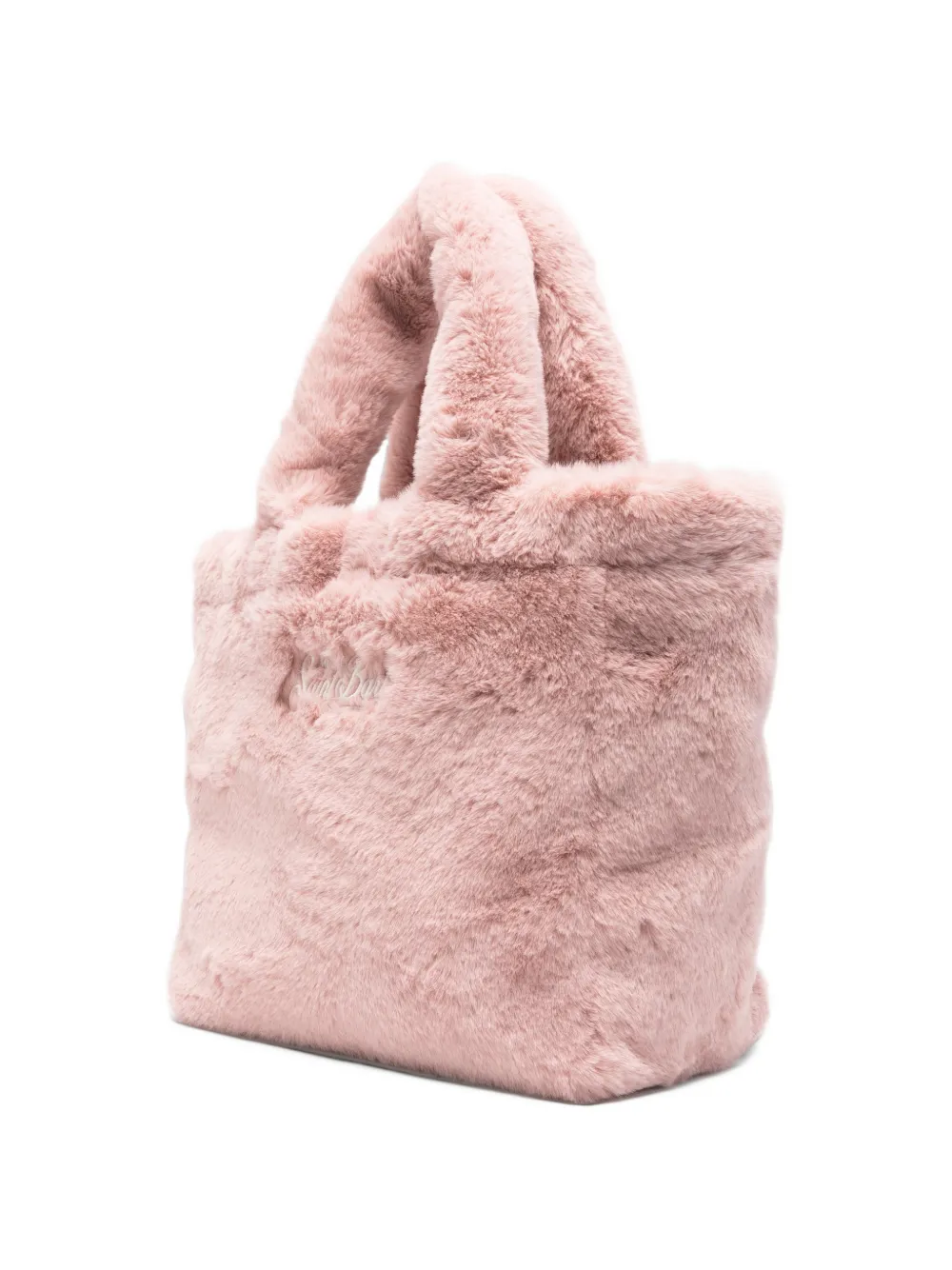 MC2 Saint Barth Kids Colette faux-fur tote bag Roze