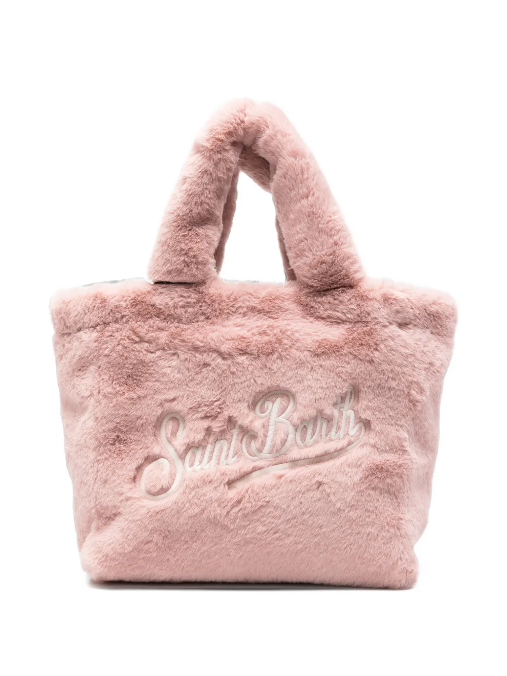 MC2 Saint Barth Kids Colette faux-fur tote bag Roze