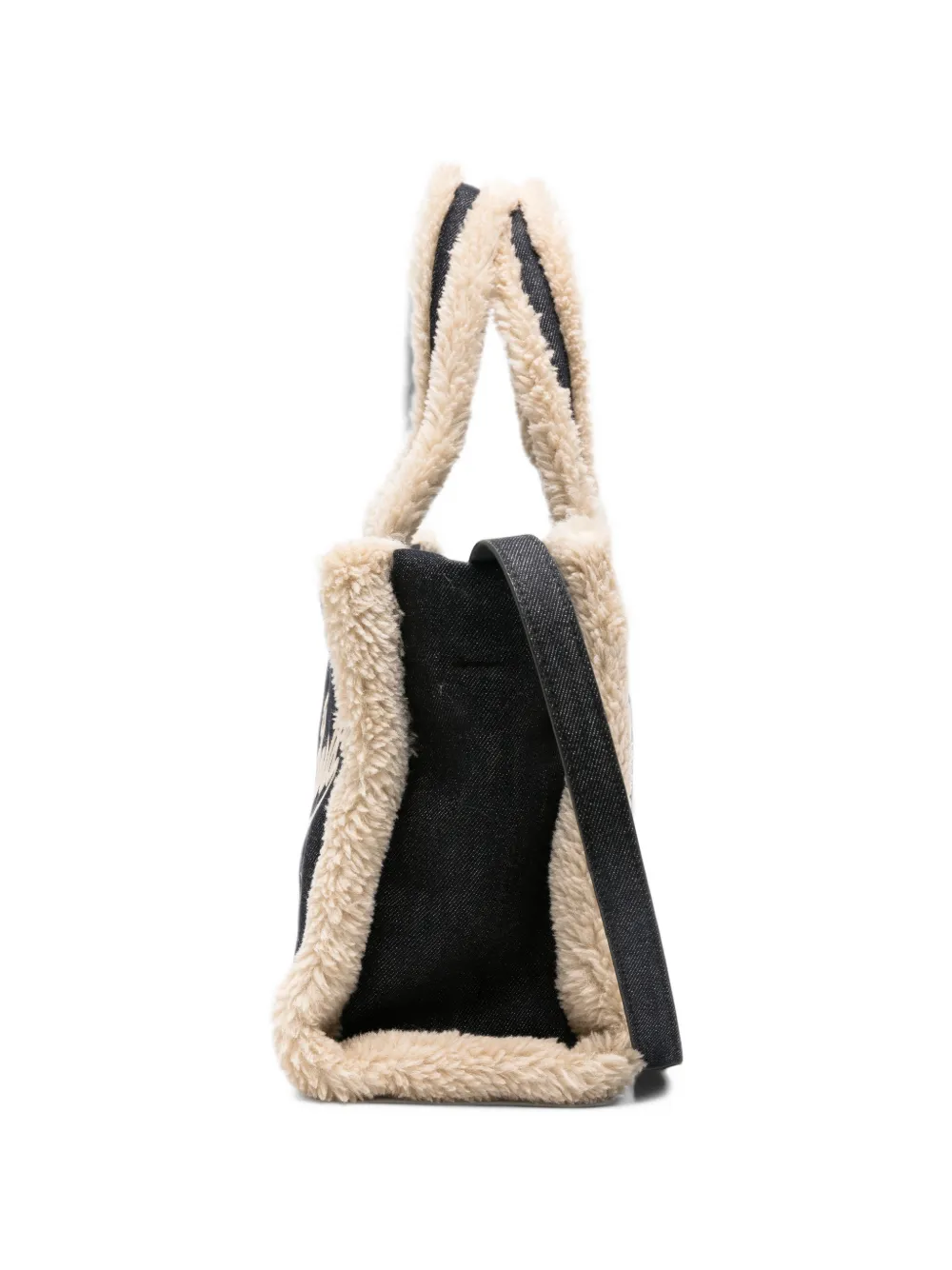 MC2 Saint Barth Kids Colette shearling-effect tote bag Blauw