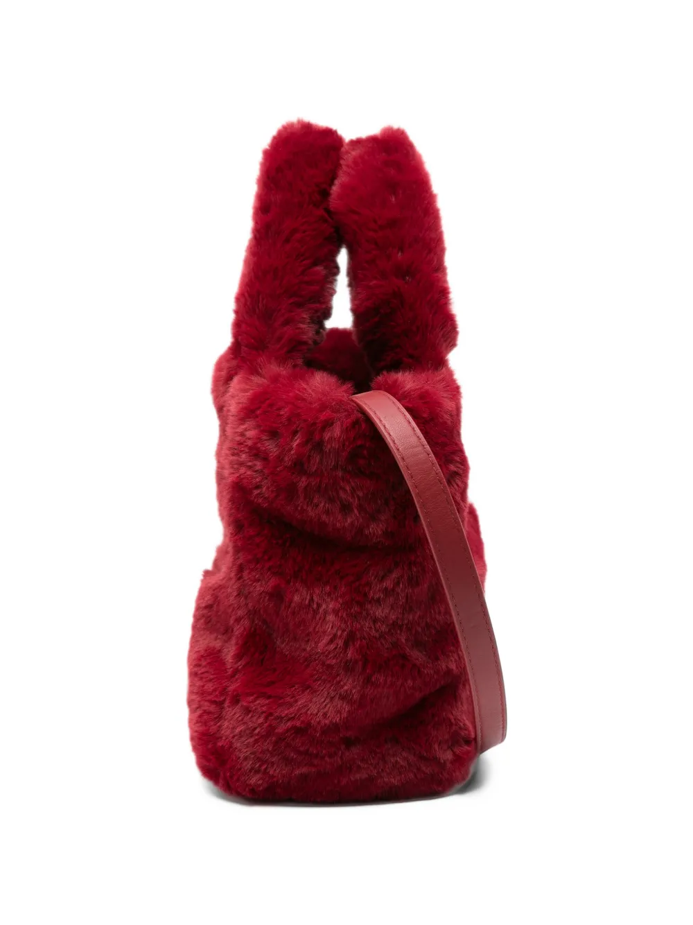 MC2 Saint Barth Kids Vanity faux-fur tote bag Rood