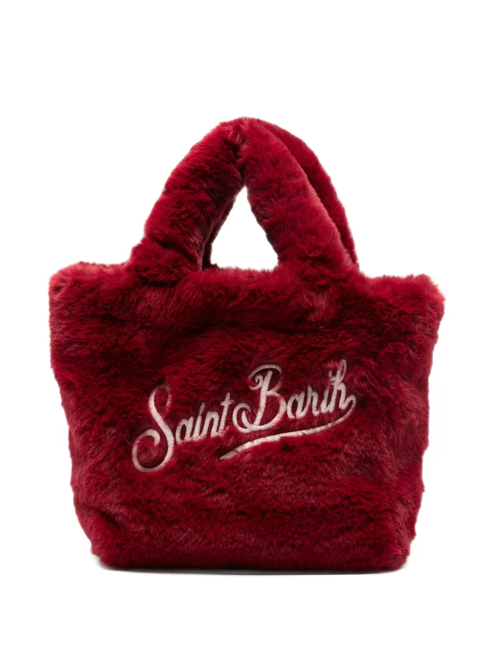 MC2 Saint Barth Kids Vanity faux-fur tote bag Rood