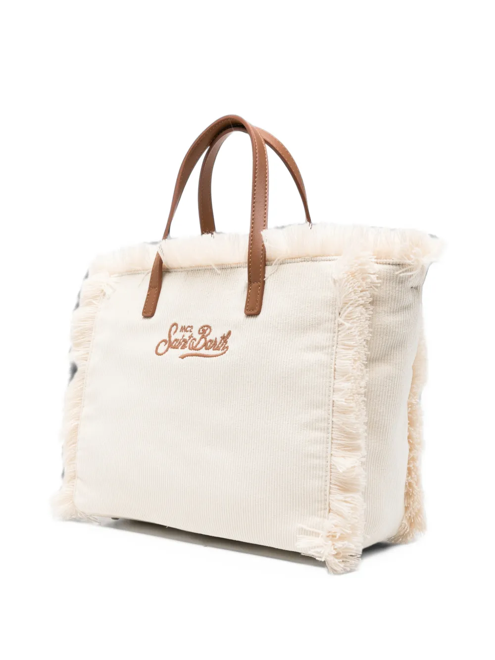 MC2 Saint Barth Colette corduroy tote bag Beige