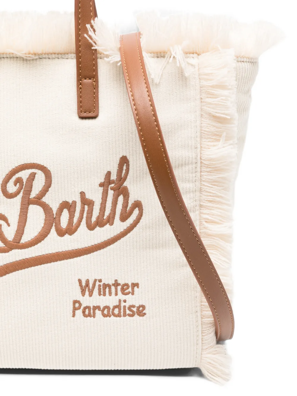 MC2 Saint Barth Colette corduroy tote bag Beige