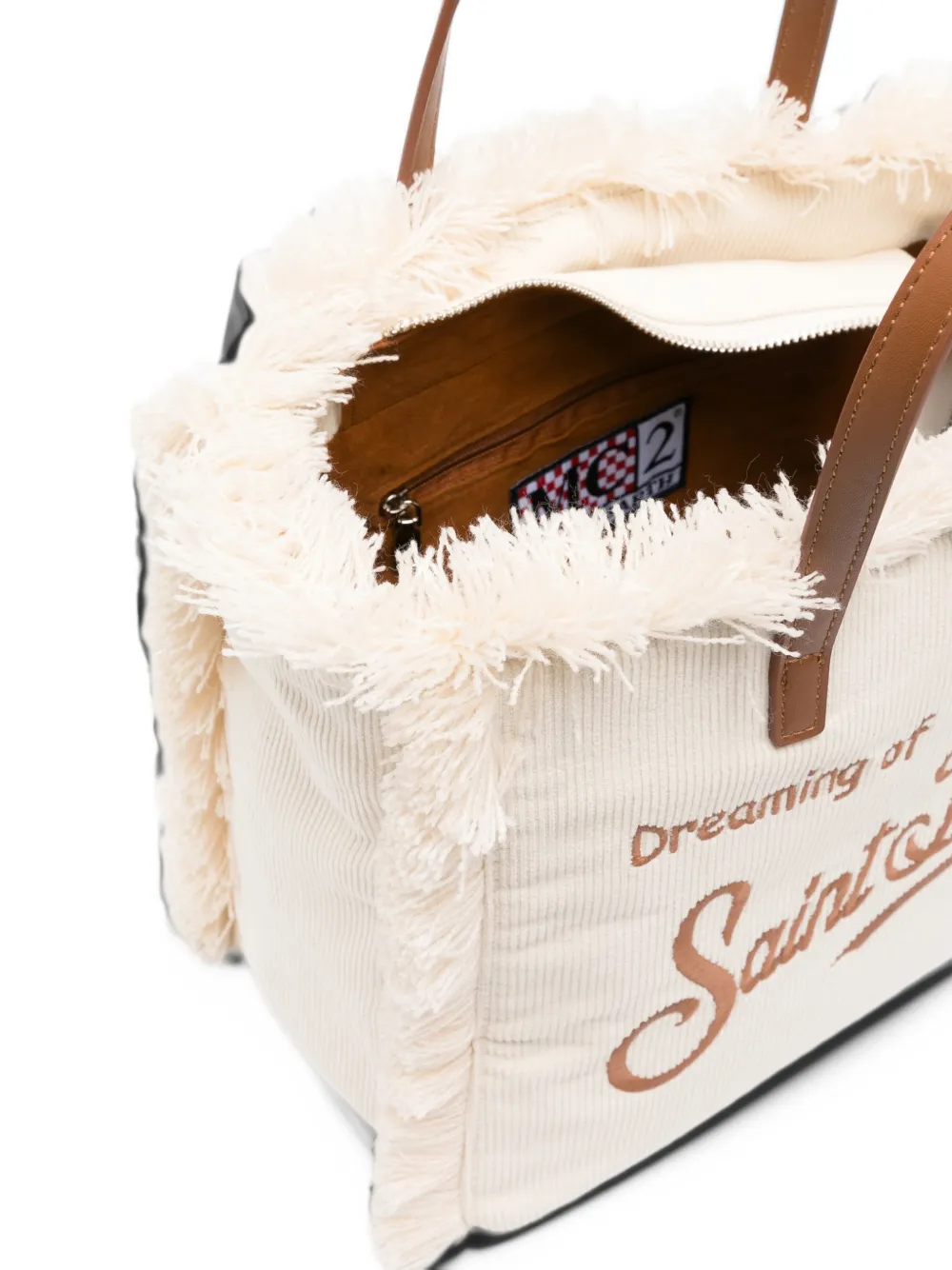 MC2 Saint Barth Colette corduroy tote bag Beige