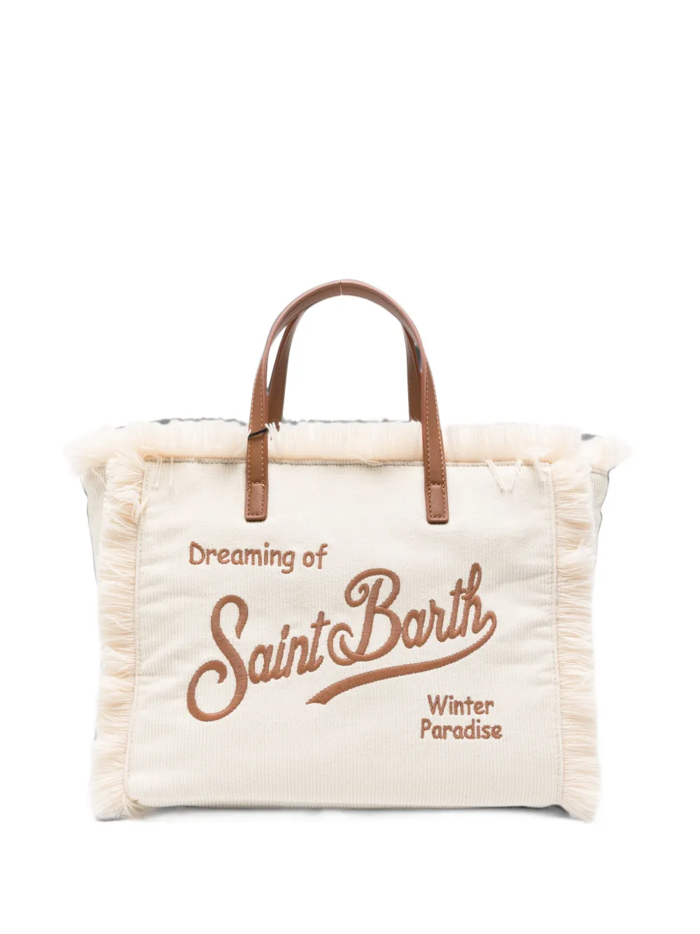 MC2 Saint Barth Colette corduroy tote bag Beige