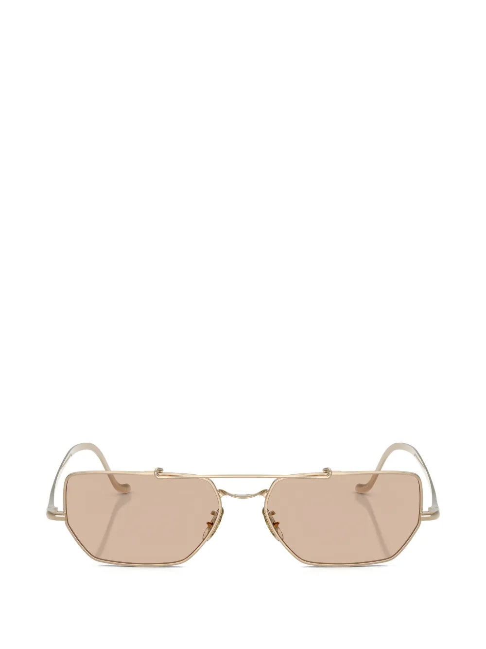 Oliver Peoples Bril met geometrisch montuur Goud