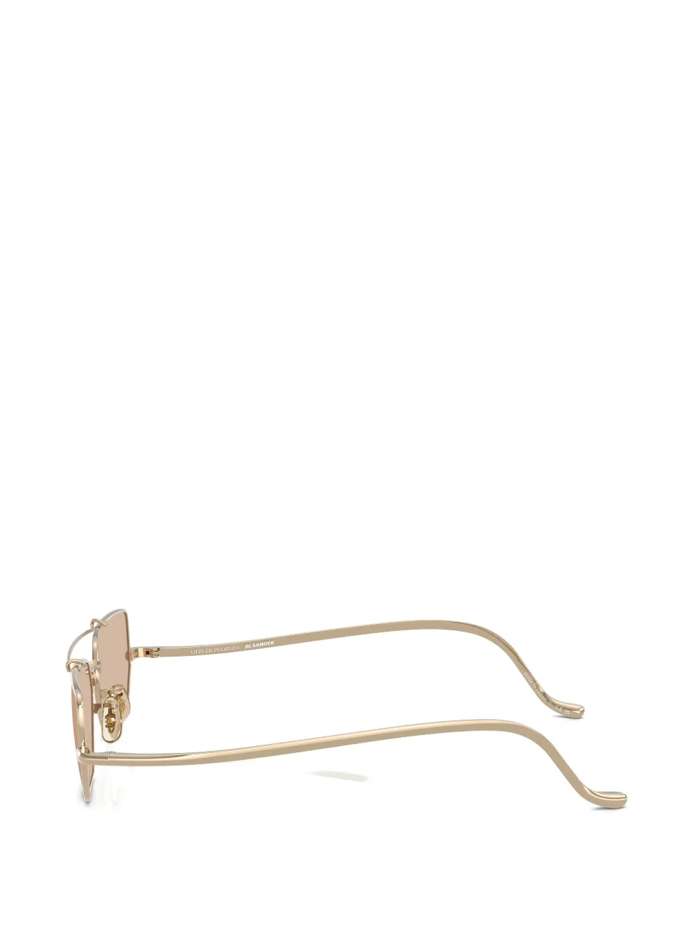 Oliver Peoples Bril met geometrisch montuur Goud
