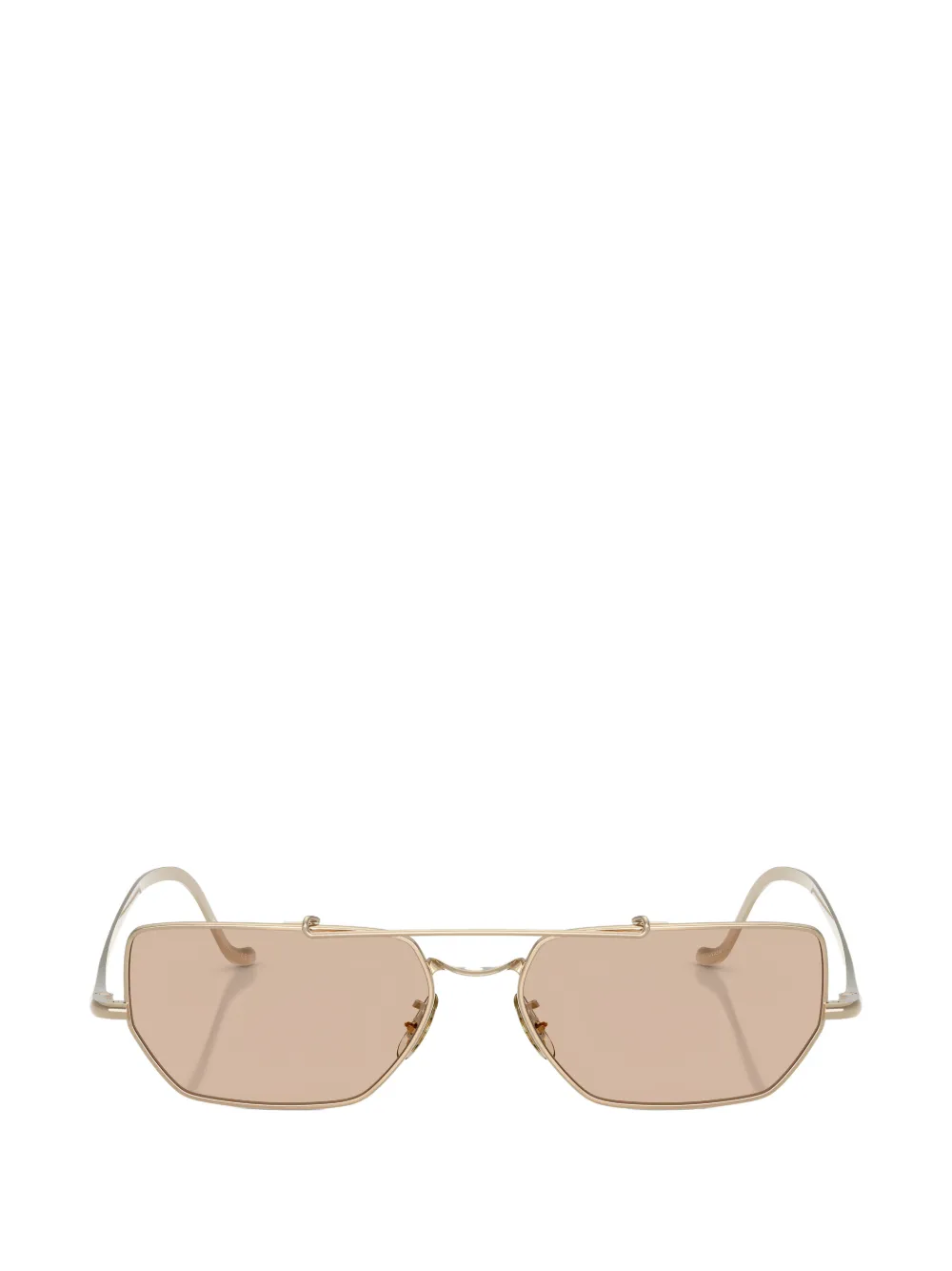 Oliver Peoples Bril met geometrisch montuur Goud