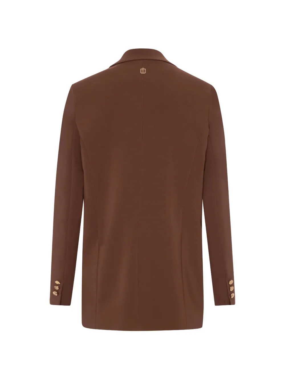 FRACOMINA Blazer met enkele rij knopen Bruin