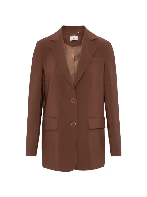 FRACOMINA logo-plaque single-breasted blazer