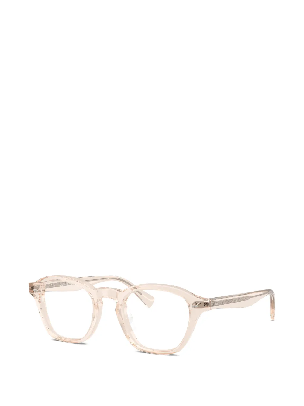 Oliver Peoples Eyles-R bril met geometrisch montuur Beige