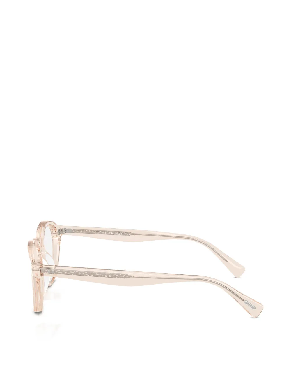 Oliver Peoples Eyles-R bril met geometrisch montuur Beige
