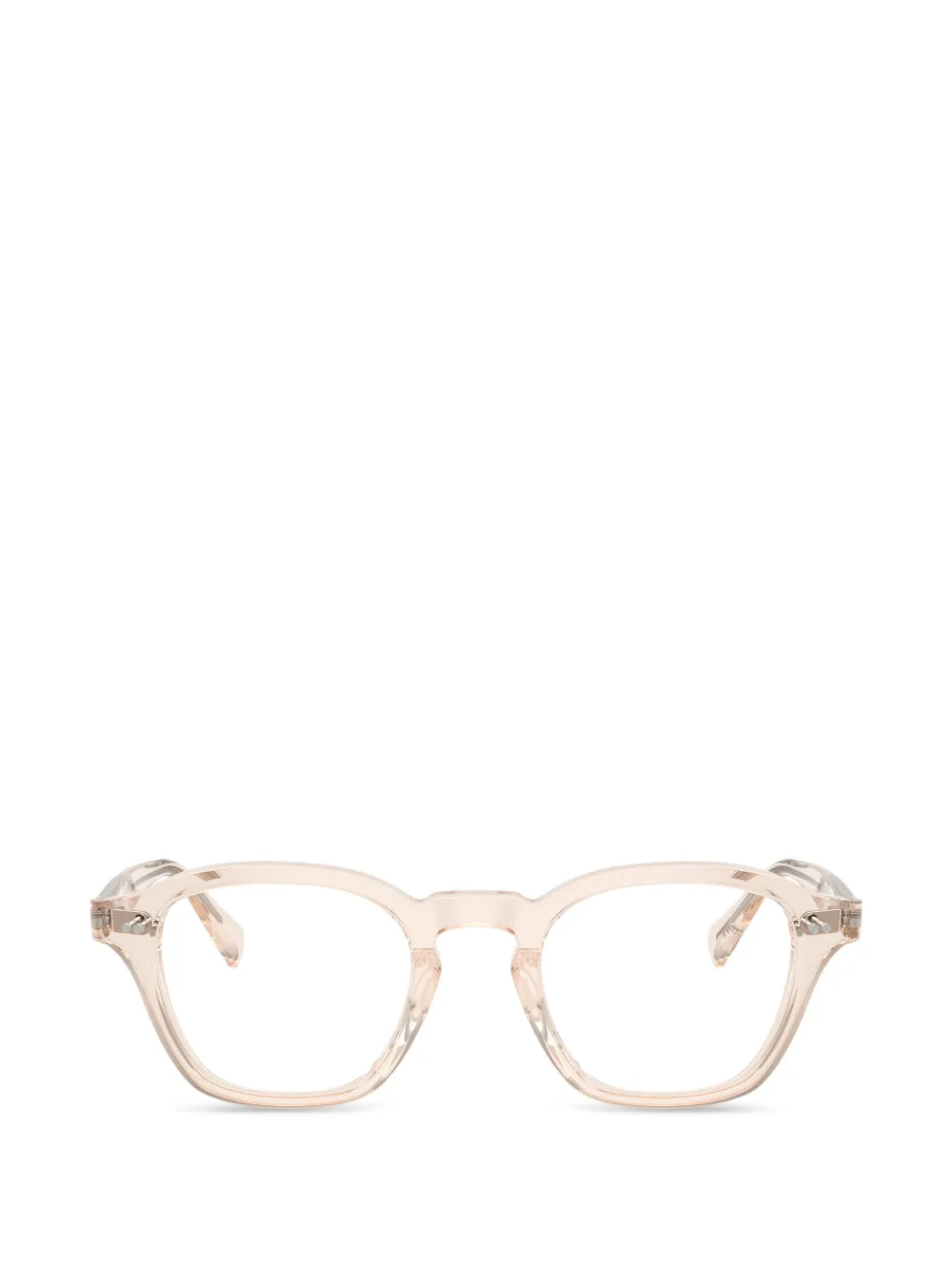 Oliver Peoples Eyles-R bril met geometrisch montuur Beige
