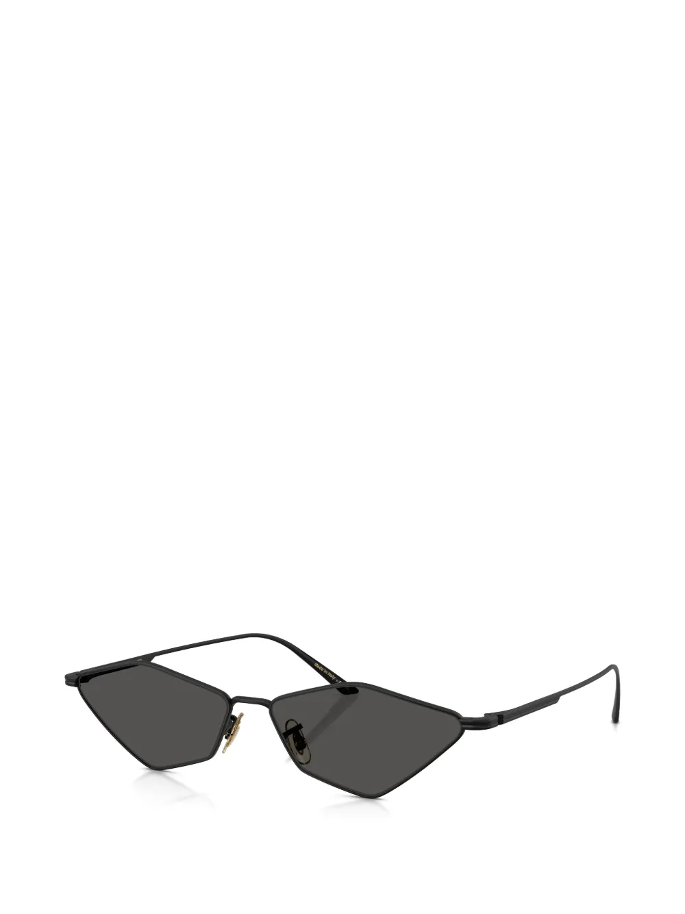 Oliver Peoples 2001C zonnebril met geometrisch montuur Zwart