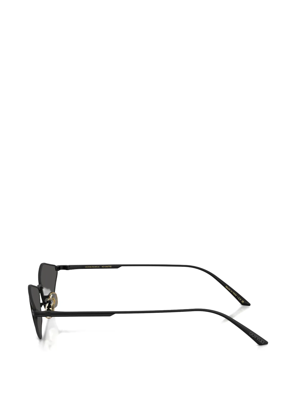 Oliver Peoples 2001C zonnebril met geometrisch montuur Zwart