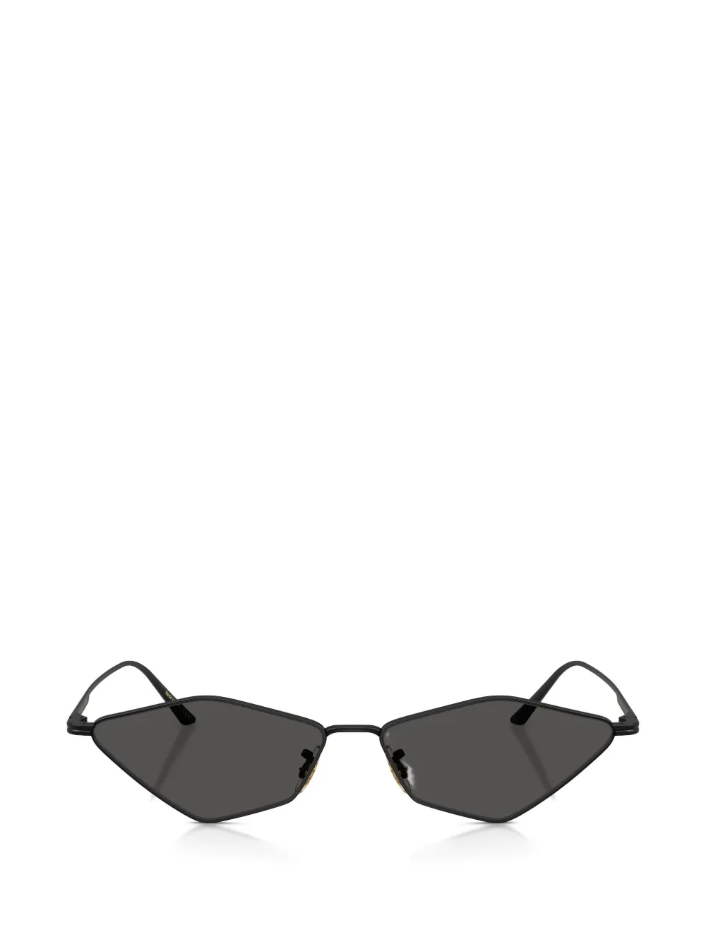 Oliver Peoples 2001C zonnebril met geometrisch montuur Zwart
