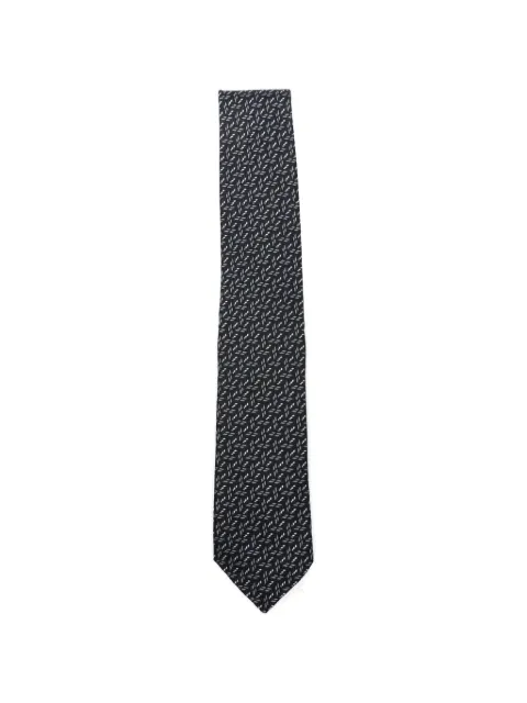 Missoni geometric-pattern silk tie