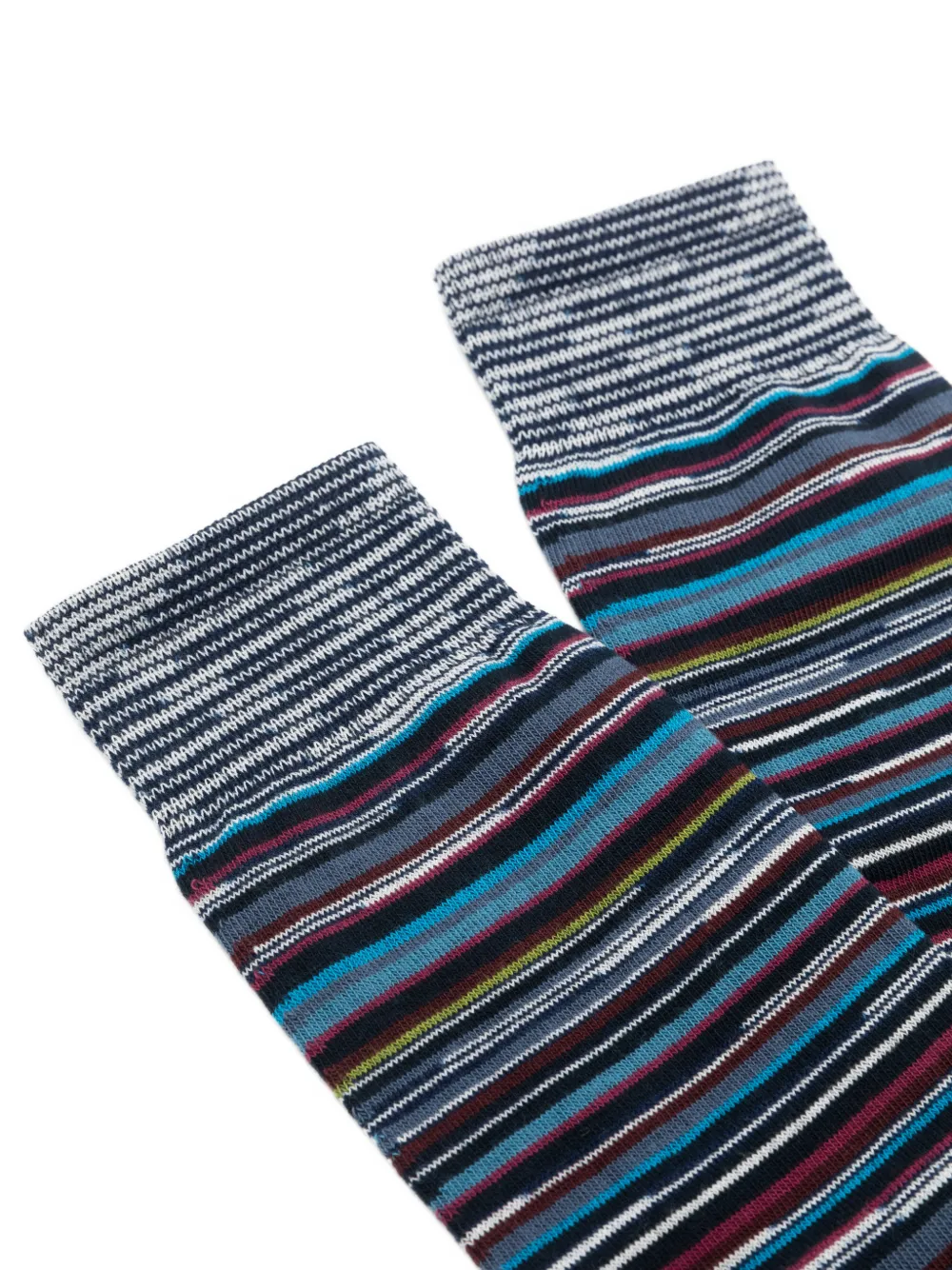 Missoni striped cotton socks Blauw