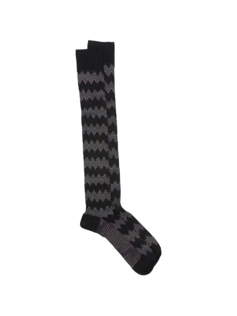 Missoni zigzag-knit socks