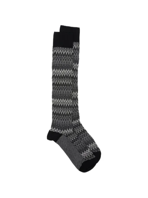 Missoni zigzag-knit cotton socks