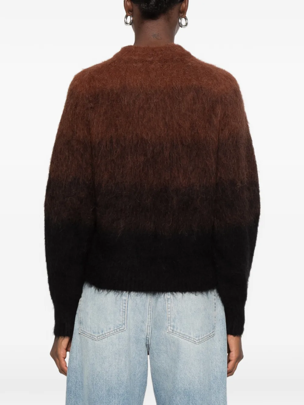 Drykorn Ginnifer ombre-effect sweater Bruin