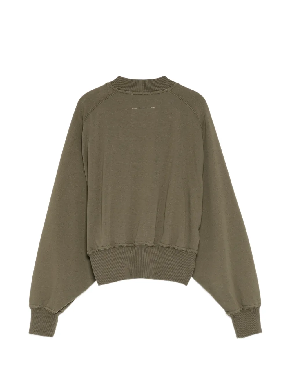 MM6 Maison Margiela embroidered-logo bomber jacket Groen