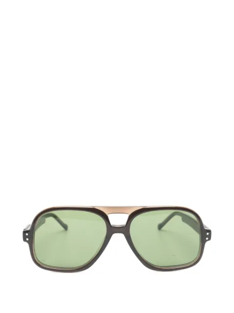 Lesca Lotus pilot-frame sunglasses