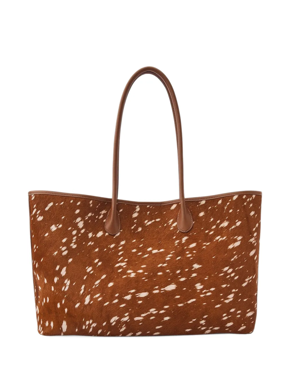 Nubikk Kiki shopper met dierenprint Bruin