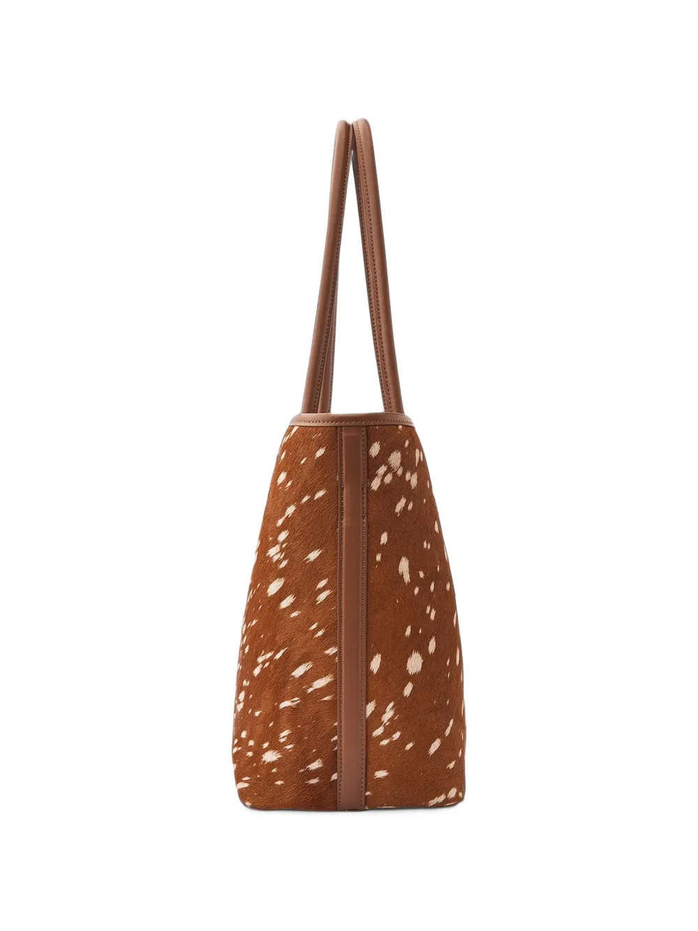 Nubikk Kiki shopper met dierenprint Bruin