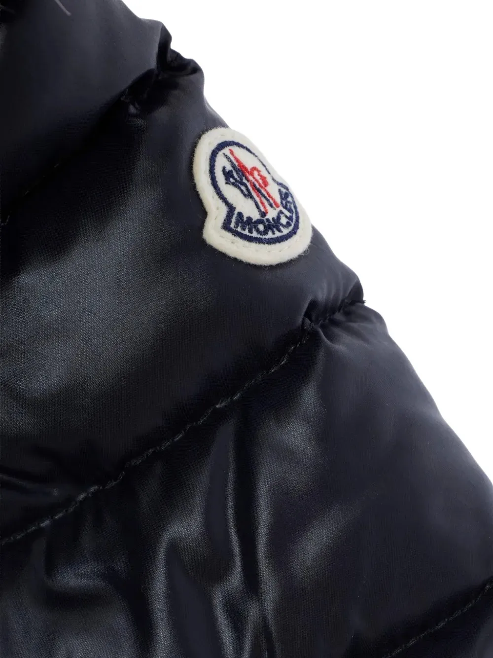 Moncler Enfant Emma gewatteerde donsjas Zwart