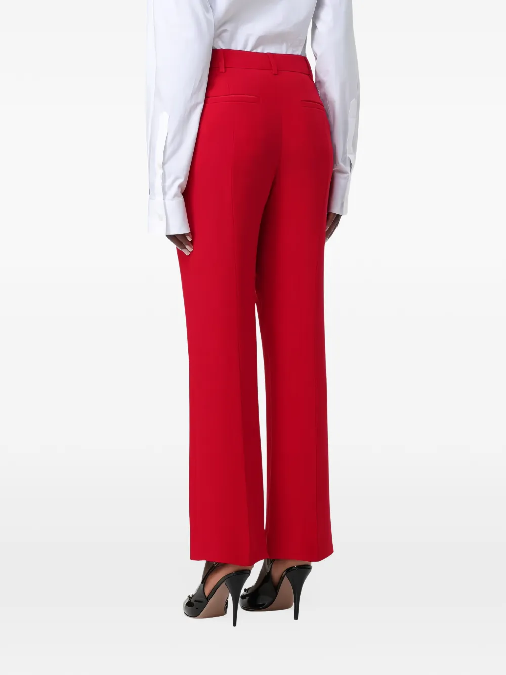 Valentino Garavani Cady Couture broek Rood