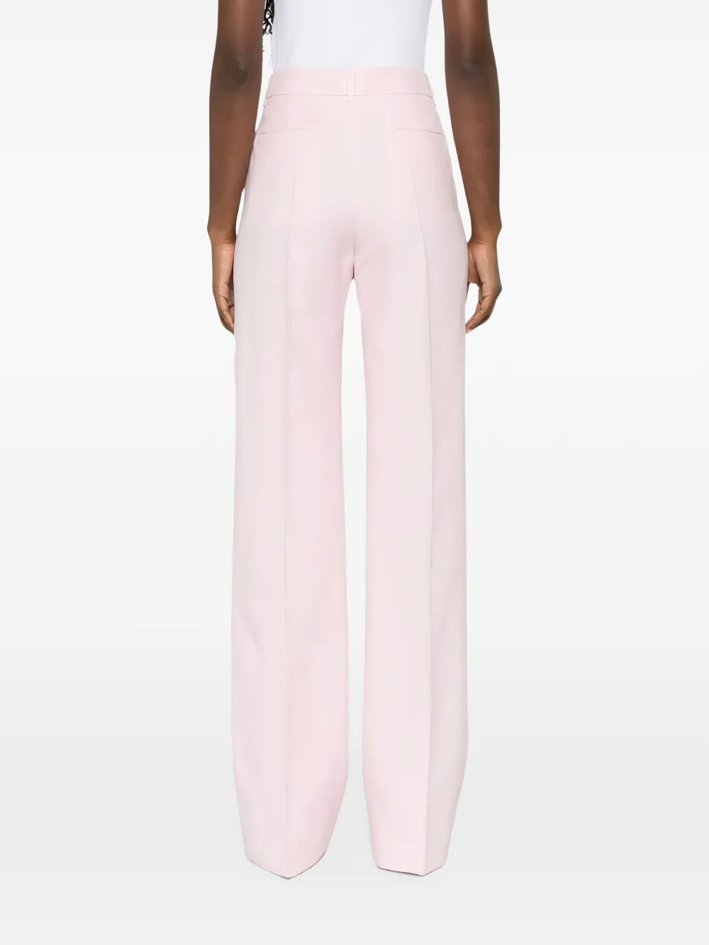 Valentino Garavani Crêpe straight broek Roze