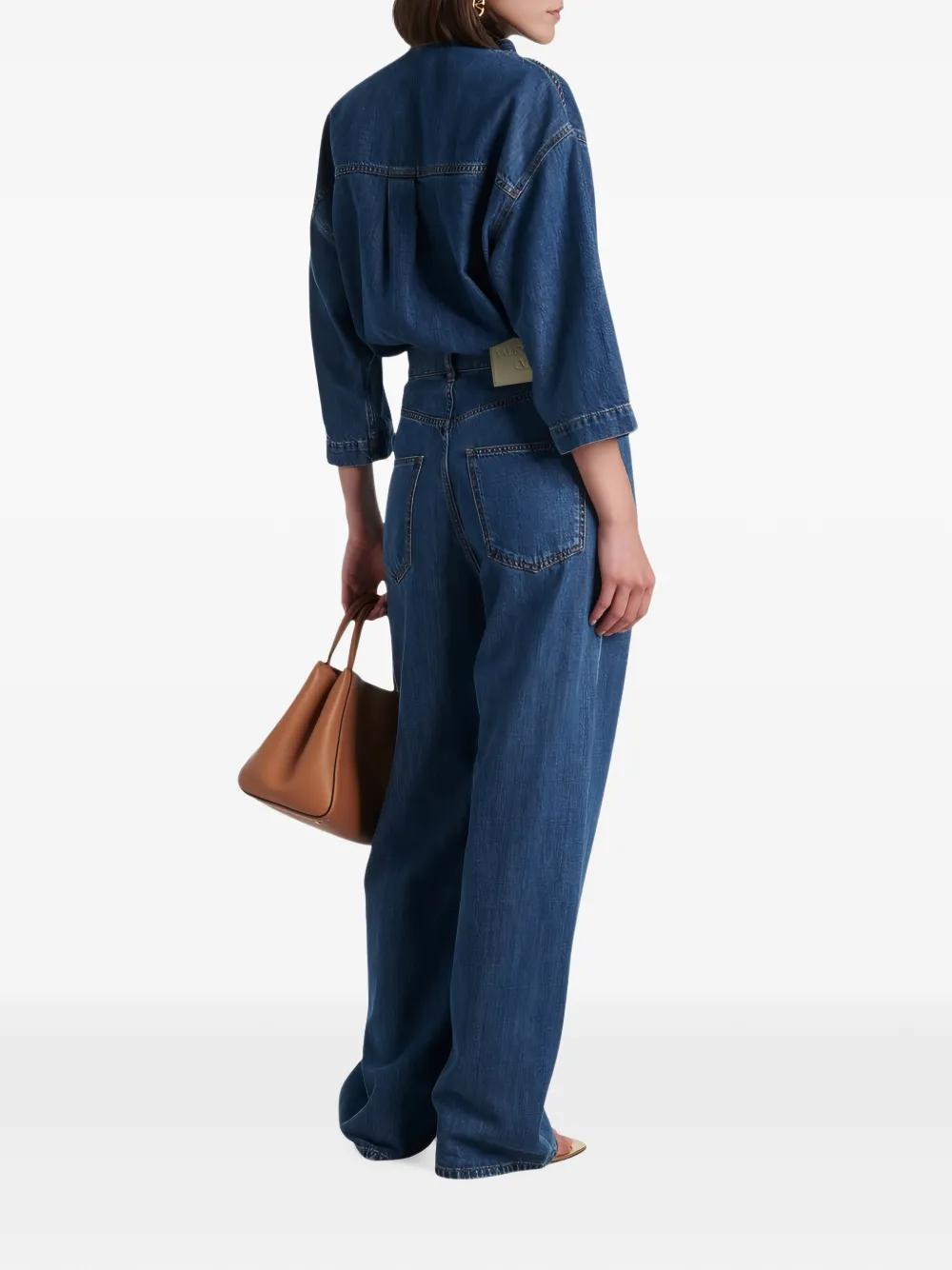 Valentino Garavani Jeans met logopatch Blauw
