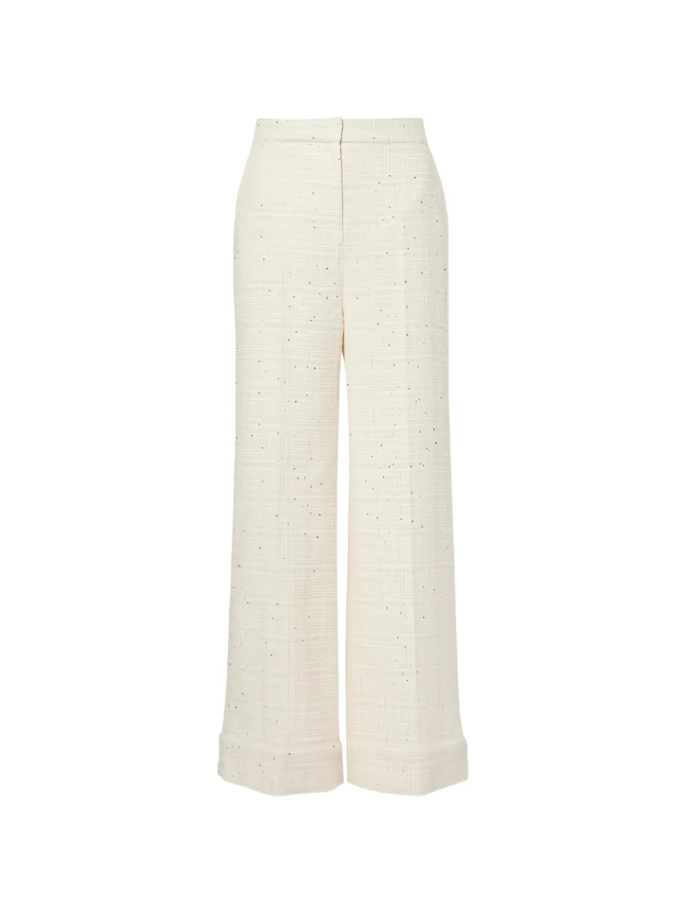 Valentino Garavani sequined tweed trousers - Blanc Valentino Garavani sequined tweed trousers - Blanc