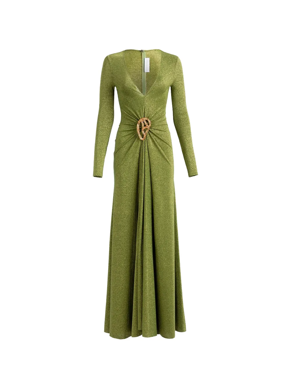Silvia Tcherassi Melany embellished maxi dress - Vert Silvia Tcherassi Melany embellished maxi dress - Vert