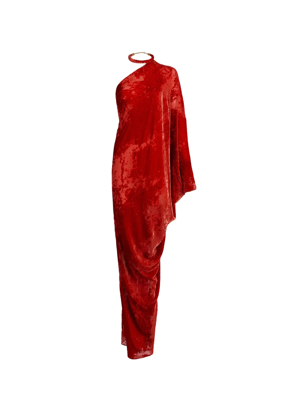 Silvia Tcherassi Erica one-shoulder maxi dress - Rouge Silvia Tcherassi Erica one-shoulder maxi dress - Rouge