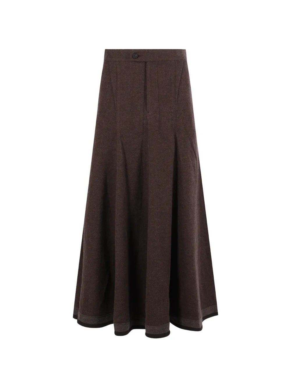 Ziggy Chen pleated A-line smaxi kirt - Viola